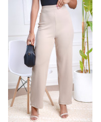 RUTH CREAM WIDE LEG PANT