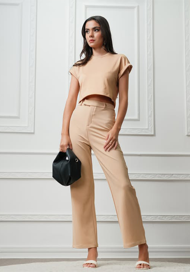 ANA HIGH WAIST BELL PANT