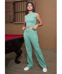 AURORA STRAIGHT GREEN LEG PANT