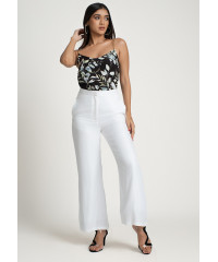 LILY WHITE BAGGY PANT