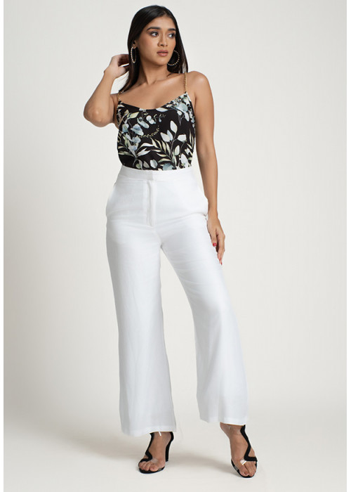 LILY WHITE BAGGY PANT