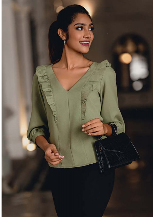 LAYLA PUFFY SLEEVE BLOUSE