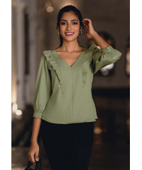 LAYLA PUFFY SLEEVE BLOUSE