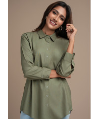 LISA GREEN SHIRT BLOUSE