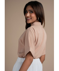 CLARA SHORT SLEEVE BEIGE SLEEVE