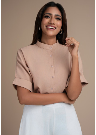 CLARA SHORT SLEEVE BEIGE SLEEVE