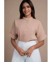 CLARA SHORT SLEEVE BEIGE SLEEVE