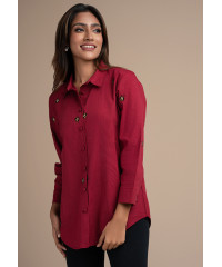 BEE EMBROIDARY SHIRT BLOUSE