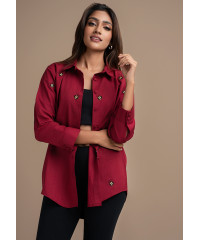 BEE EMBROIDARY SHIRT BLOUSE