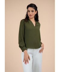 ANDREA V NECK BLOUSE