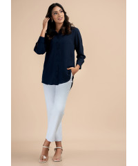 HANAH NAVY BLOUSE