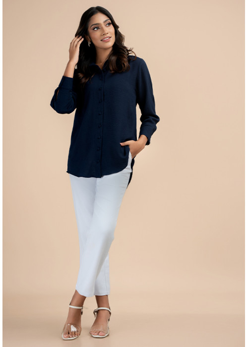 HANAH NAVY BLOUSE