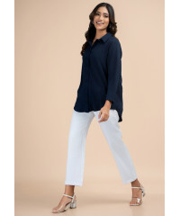 HANAH NAVY BLOUSE