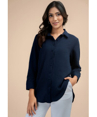 HANAH NAVY BLOUSE