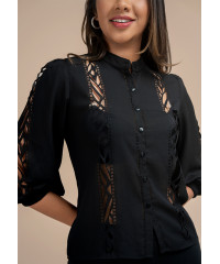 RYLIE LASER CUT BLOUSE