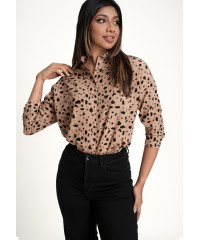 LORIDA TIGER PRINT BLOUSE 