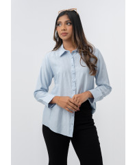 HANNAH BLUE BLOUSE