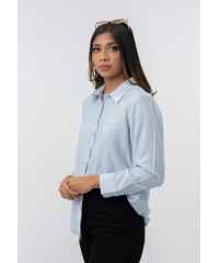 HANNAH BLUE BLOUSE