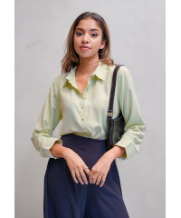 LISA LEMON GREEN BLOUSE