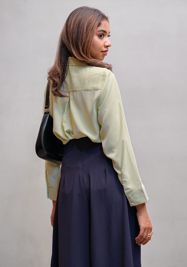 LISA LEMON GREEN BLOUSE