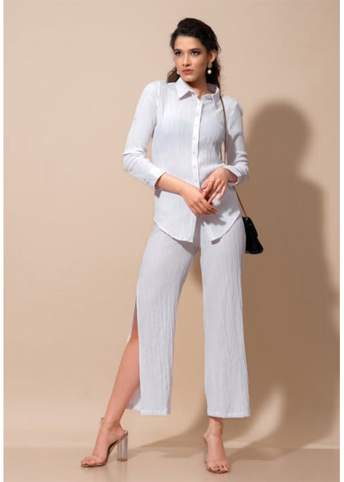 LISA WHITE LONG SLEEVE BLOUSE