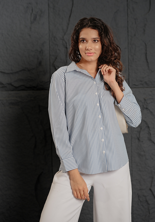 RORI STRIPE BLOUSE Nilsonline