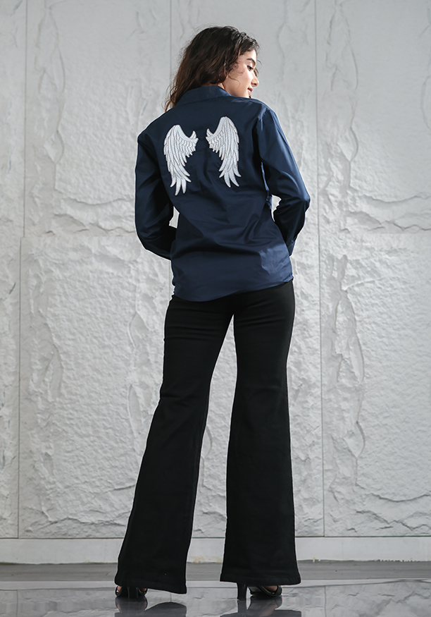 QUERA WING EMBROIDERY SHIRT Nilsonline