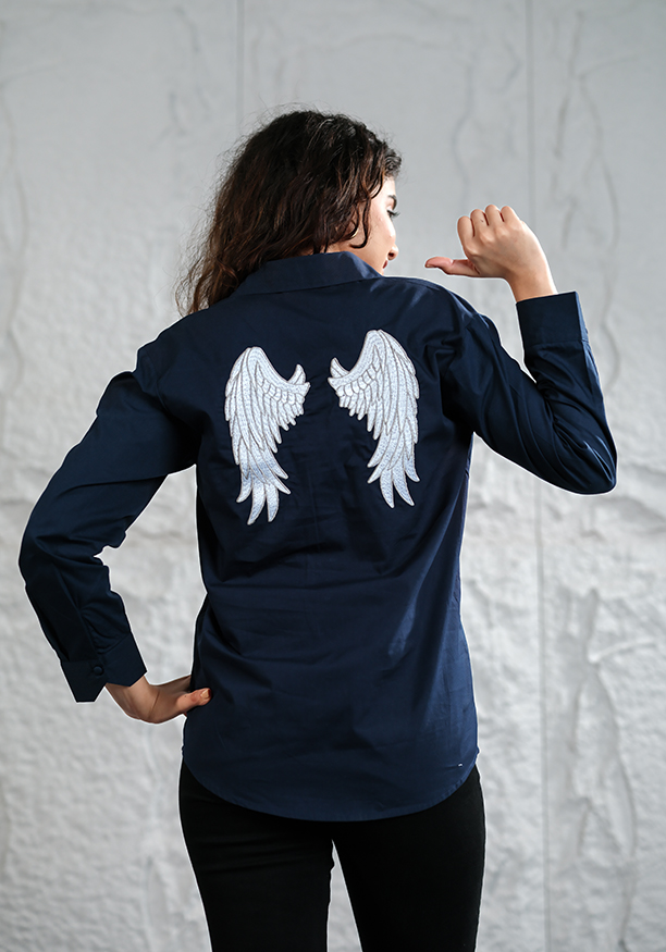 QUERA WING EMBROIDERY SHIRT Nilsonline