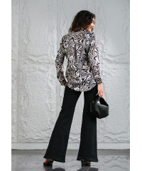 SHOPHIA BLACK LONG SLEEVE BLOUSE