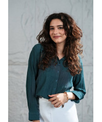 FRANCA FRONT TIE UP BLOUSE