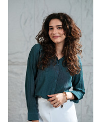 FRANCA FRONT TIE UP BLOUSE