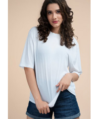 XYZ WHITE BAGGY TEE 