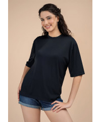 XYZ BLACK BAGGY TEE 