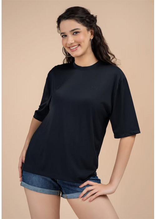 XYZ BLACK BAGGY TEE 