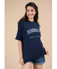 BROOKLYN BLUE BAGGY TEE 