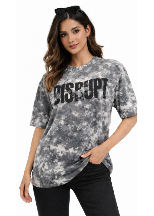 DISTRUPT BLACK&WHITE BAGGY TEE