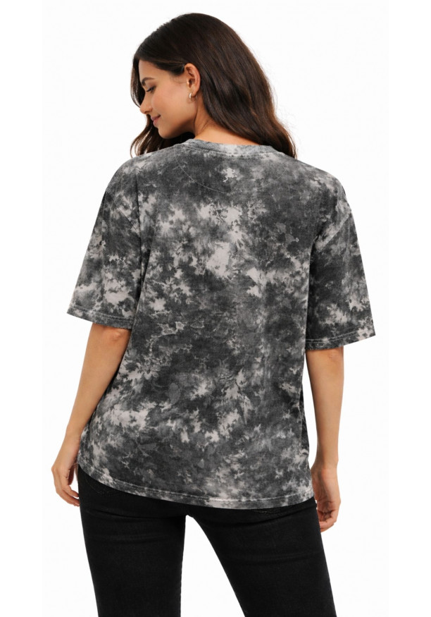 DISTRUPT BLACK&WHITE BAGGY TEE