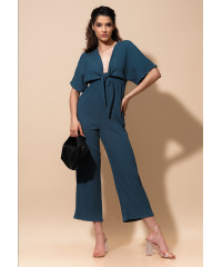 SOLANA V NECK JUMPSUIT