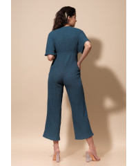 SOLANA V NECK JUMPSUIT