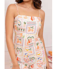 CLOERA PRINTED LONG JUMPSUIT