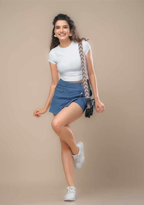 BROOKE DENIM SKIRT