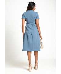 LILY DENIM ICE BLUE DRESS