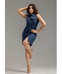 TANJI DENIM DRESS