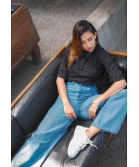 BLUE WIDE LEG PANT