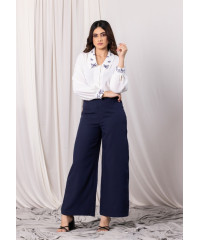 LORA PRINTED WHITE SHIRT