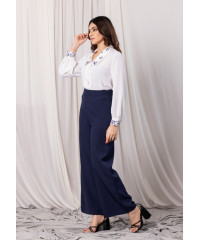 LORA PRINTED WHITE SHIRT