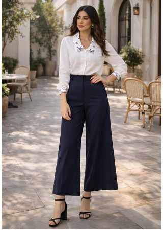 LORA PRINTED WHITE SHIRT