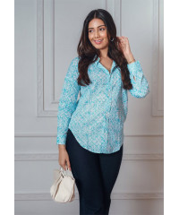 ANIKA LIGHT BLUE BLOUSE